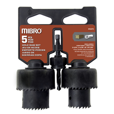 MIBRO Mibro Hole Saw Set 5Pc 988091